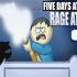 Five Day at Freddys Rage at Night!